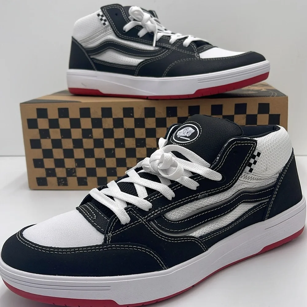 Vans Men’s Zahba Mid Black/White/Red
VN000CBSBWT Sneakers - Picture 14 of 16